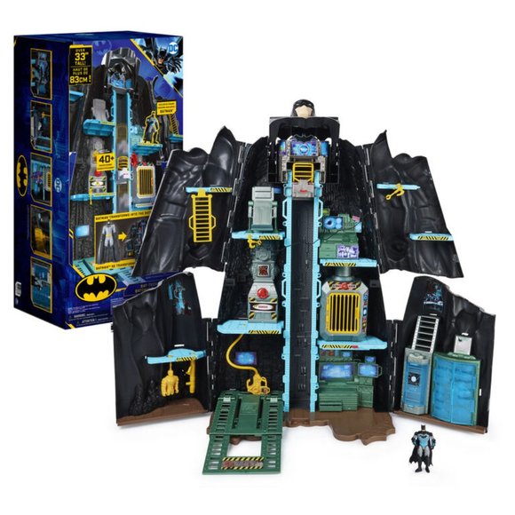 Batman Bat-Tech Batcave Giant 33" Transforming Playset DC Comics🆕💨⚡🚚 - Picture 1 of 15